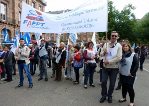 Manifestation du 15 Mai 2014 Contre le gel du point d'indice des fonctionnaires